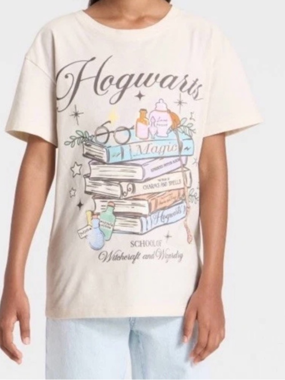 NWT Harry Potter Hogwarts t-shirt size girls XL